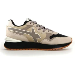 Sneakers en Cuir Yak beiges-W6YZ Discount