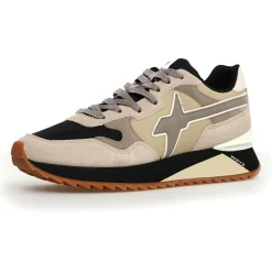 Sneakers en Cuir Yak beiges-W6YZ Discount