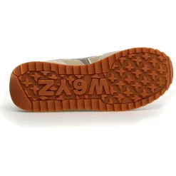 Sneakers en Cuir Yak beiges-W6YZ Discount