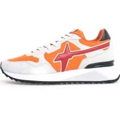 Homme W6YZ Baskets^Sneakers en Cuir Yak grises