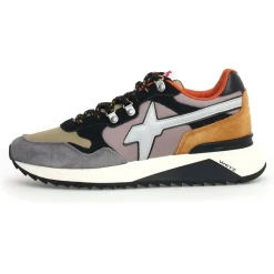 Homme W6YZ Baskets^Sneakers en Cuir Yak grises
