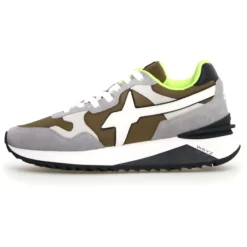 Sneakers en Cuir Yak grises-W6YZ Discount
