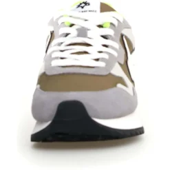 Sneakers en Cuir Yak grises-W6YZ Discount