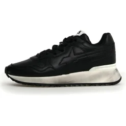 Homme W6YZ Baskets^Sneakers en Cuir Yak noires