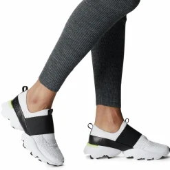 Femme Sorel Baskets^Sneakers en Maille & Cuir Kinetic™ Impact blanches