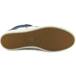Femme Palladium Baskets^Sneakers en Toile Pallaphoenix Cuff Rto bleu/jaune