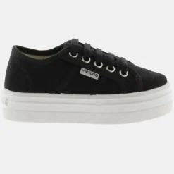Femme Victoria Baskets^Sneakers en Toile WW noires