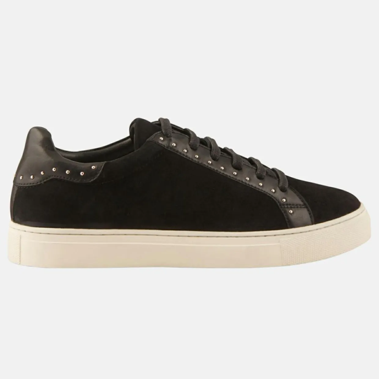 Sneakers en Velours de Cuir Clara noires-Minelli Hot