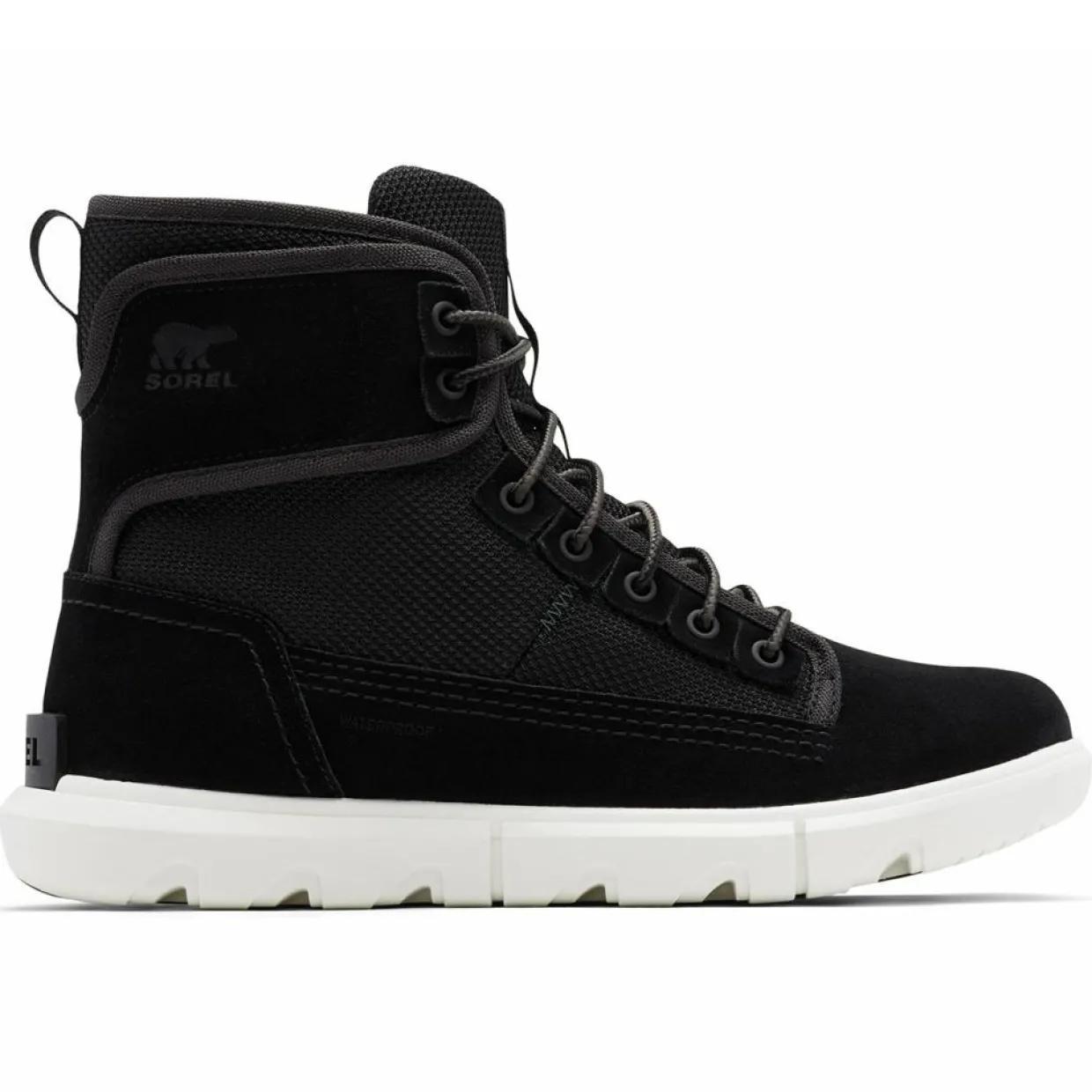 Homme Sorel Boots^Sneakers en Velours de Cuir & Nylon imperméables Explorer™ Mission noires