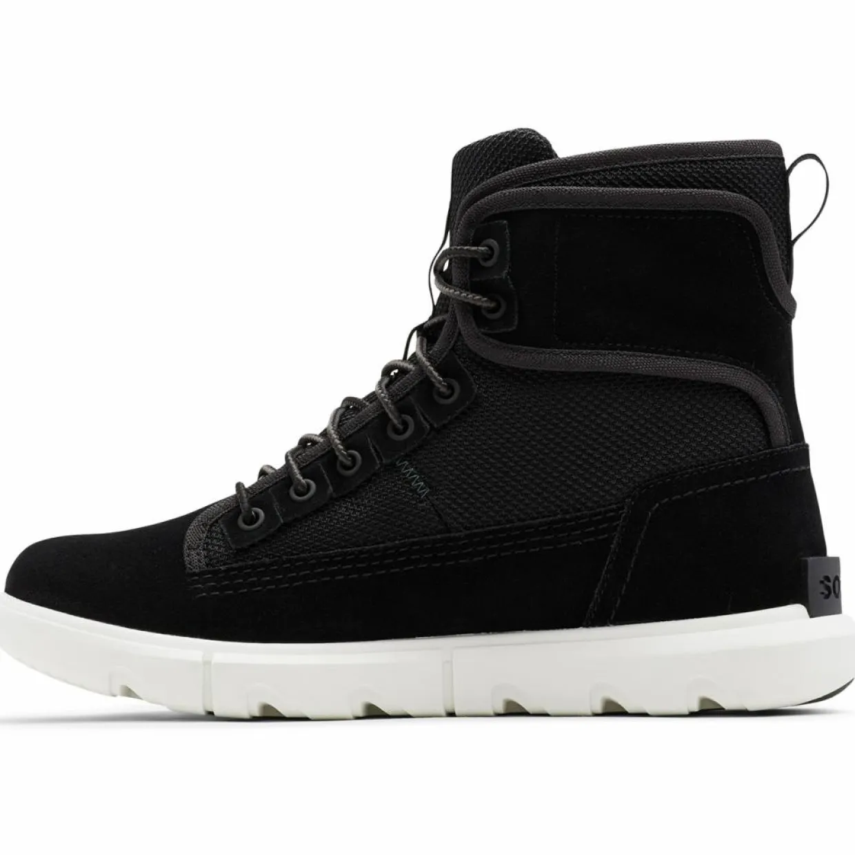 Homme Sorel Boots^Sneakers en Velours de Cuir & Nylon imperméables Explorer™ Mission noires