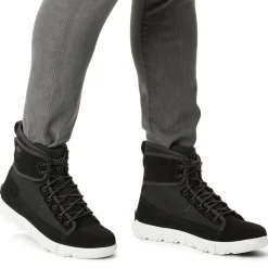 Homme Sorel Boots^Sneakers en Velours de Cuir & Nylon imperméables Explorer™ Mission noires