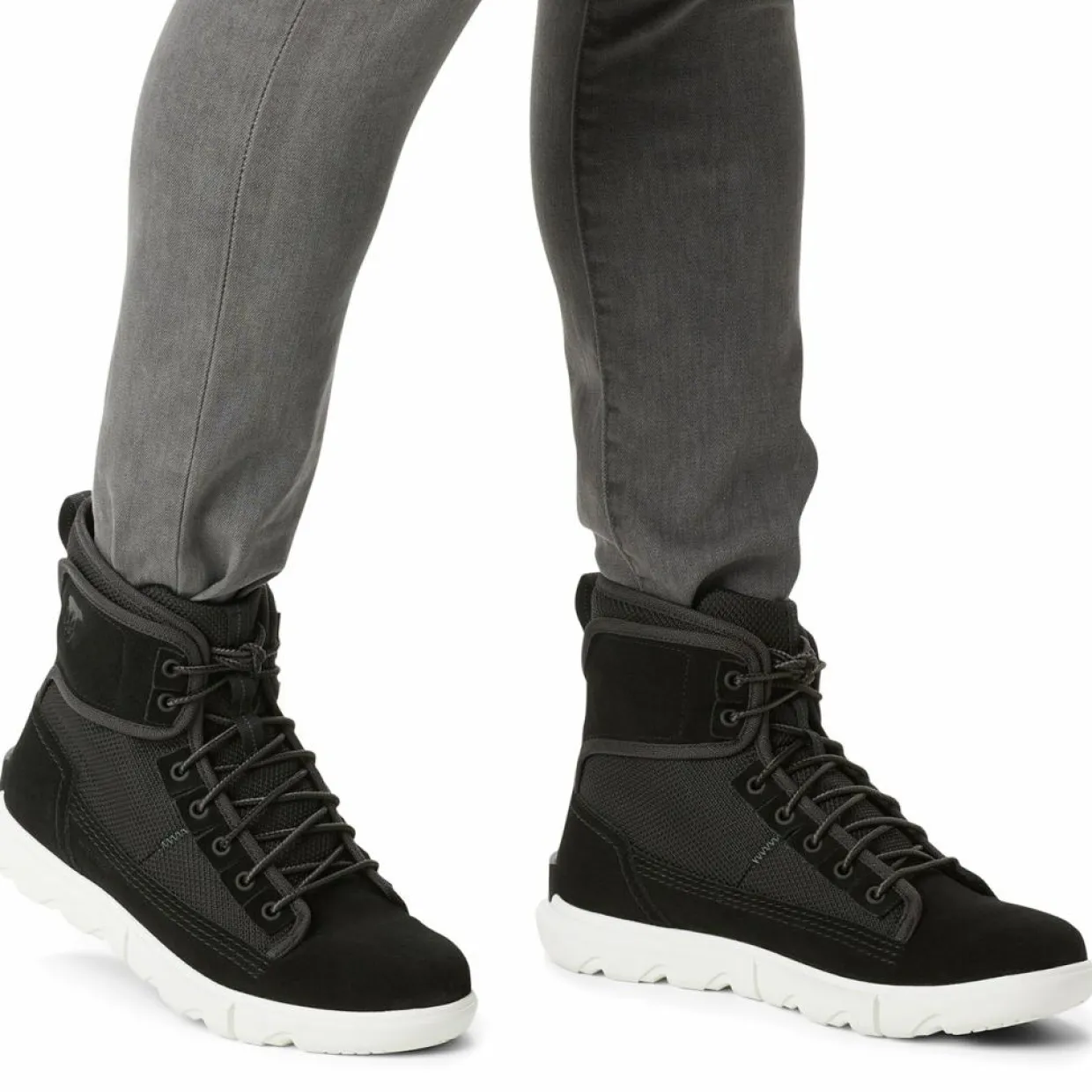 Homme Sorel Boots^Sneakers en Velours de Cuir & Nylon imperméables Explorer™ Mission noires