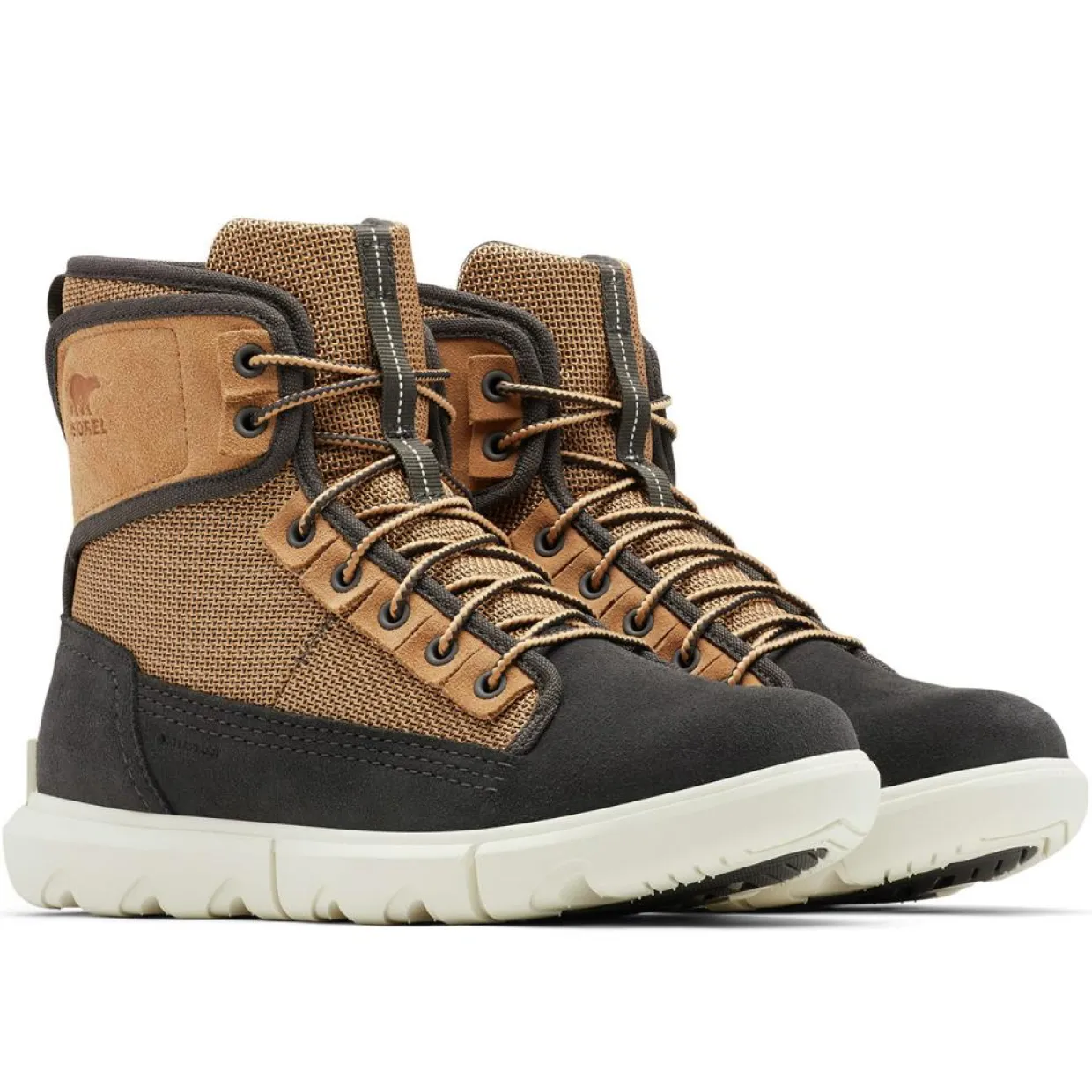Homme Sorel Boots^Sneakers en Velours de Cuir & Nylon imperméables Explorer™ Mission marron