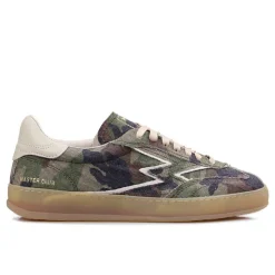 Sneakers en Velours de Cuir Club camouflage-Moa Concept Online