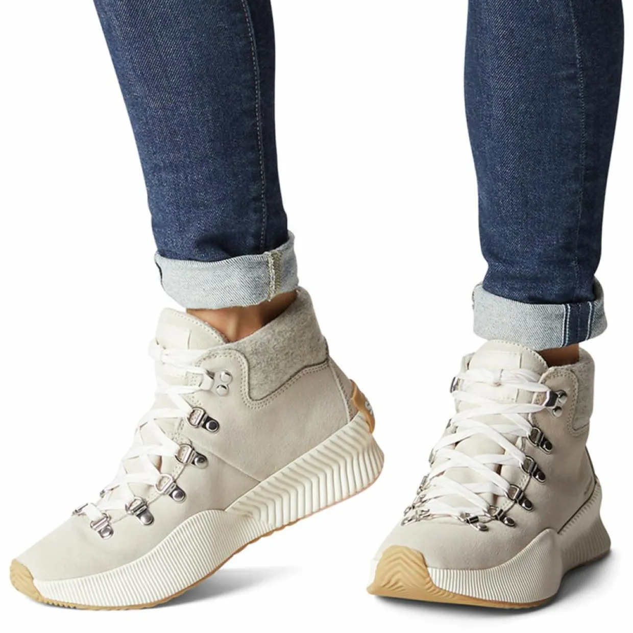Sneakers en Velours de Cuir imperméables Out N About™ IIi Conquest blanches-Sorel Best