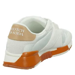 Femme Scotch & Soda Baskets^Sneakers Fatto blanc/marron