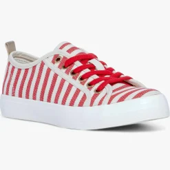 Sneakers Laurier rayées rouge/blanc-Bocage Online