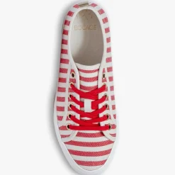 Sneakers Laurier rayées rouge/blanc-Bocage Online