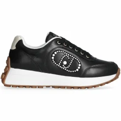 Sneakers Lolo en Cuir noires-Liu-Jo