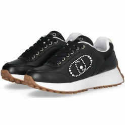 Sneakers Lolo en Cuir noires-Liu-Jo