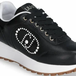 Sneakers Lolo en Cuir noires-Liu-Jo