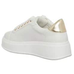 Sneakers Lona écru/doré - Plateforme 5 cm-Loretta by Loretta Discount