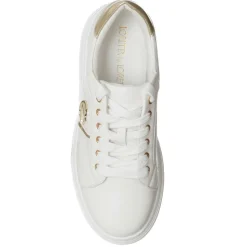 Sneakers Lona écru/doré - Plateforme 5 cm-Loretta by Loretta Discount
