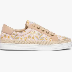 Femme Bocage Baskets^Sneakers Loris imprimées pêche