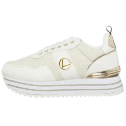 Femme Loretta by Loretta Baskets^Sneakers Lurex blanc/doré