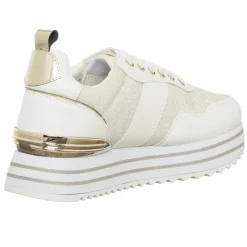 Femme Loretta by Loretta Baskets^Sneakers Lurex blanc/doré