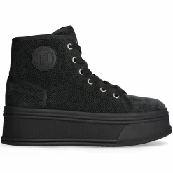 Sneakers Maora noires - Talon 5 cm-Liu-Jo Sale