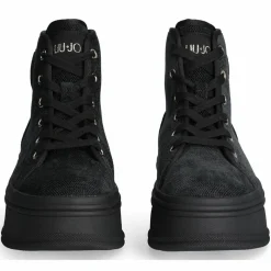 Sneakers Maora noires - Talon 5 cm-Liu-Jo Sale