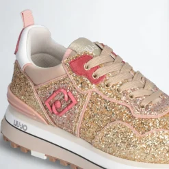 Sneakers Marion strass doré/rose-Liu-Jo