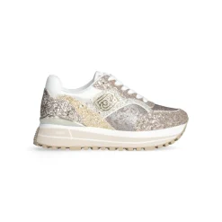 Femme Liu-Jo Baskets^Sneakers Maxi Wonder Dorées