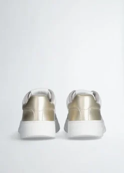 Femme Liu-Jo Baskets^Sneakers Me Blanches Or Clairs