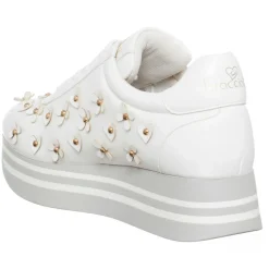 Femme Tua By Braccialini Baskets^Sneakers Moa blanc/doré
