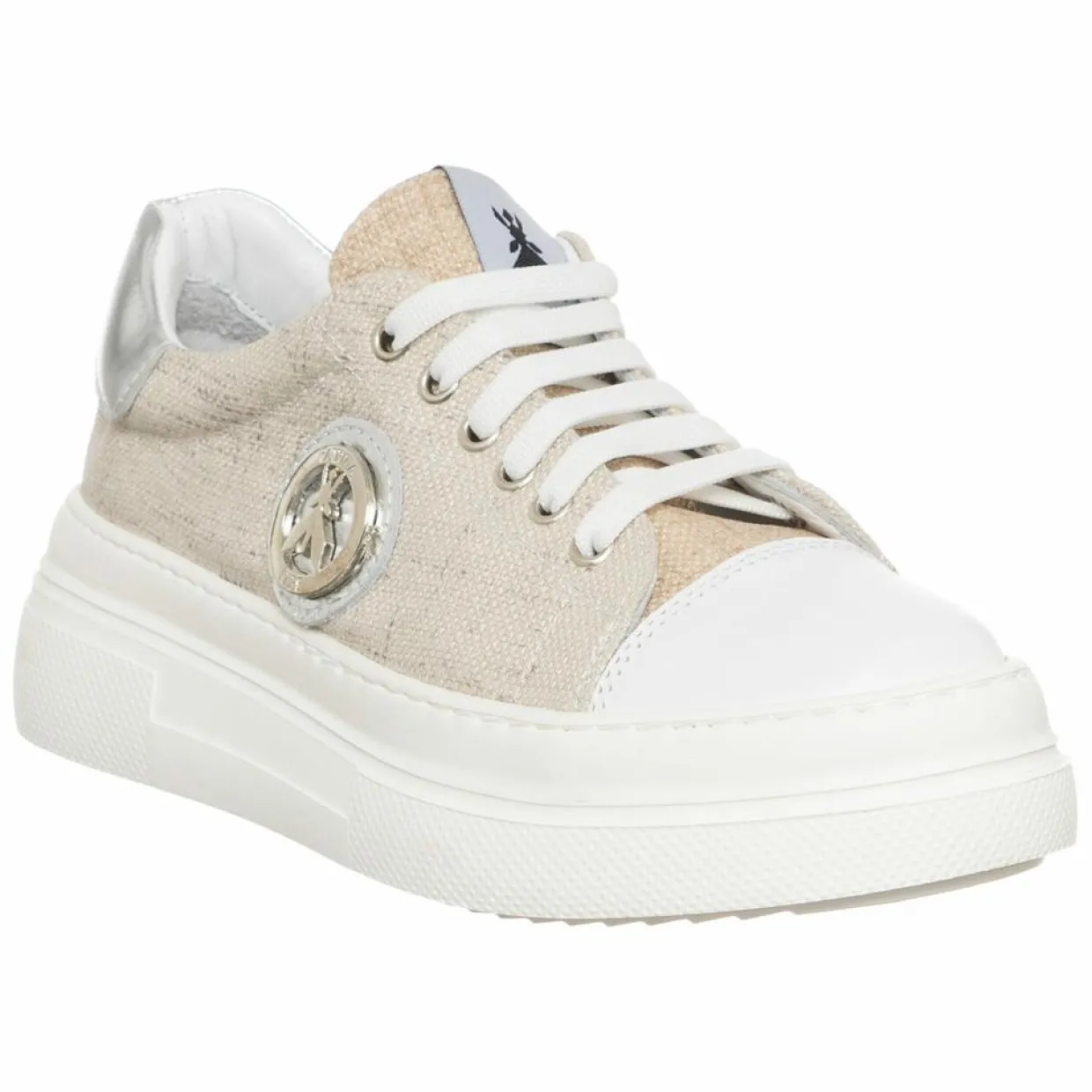 Sneakers Shina beige/argenté-Patrizia Pepe Sale