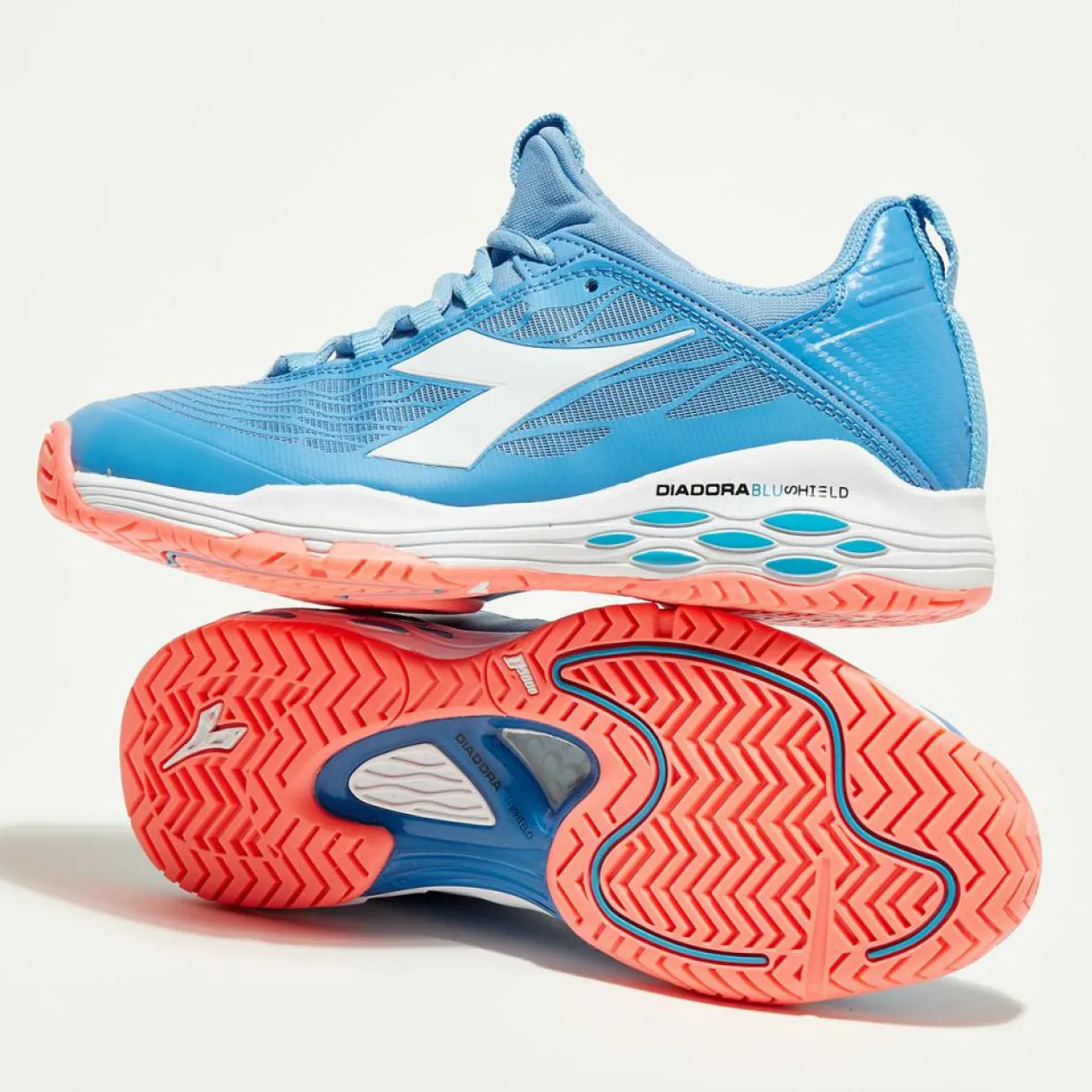 Femme Diadora Baskets^Sneakers tennis Speed bleues