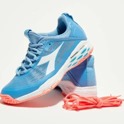 Femme Diadora Baskets^Sneakers tennis Speed bleues