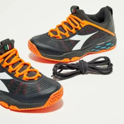 Sneakers tennis Speed noir/orange-Diadora Hot