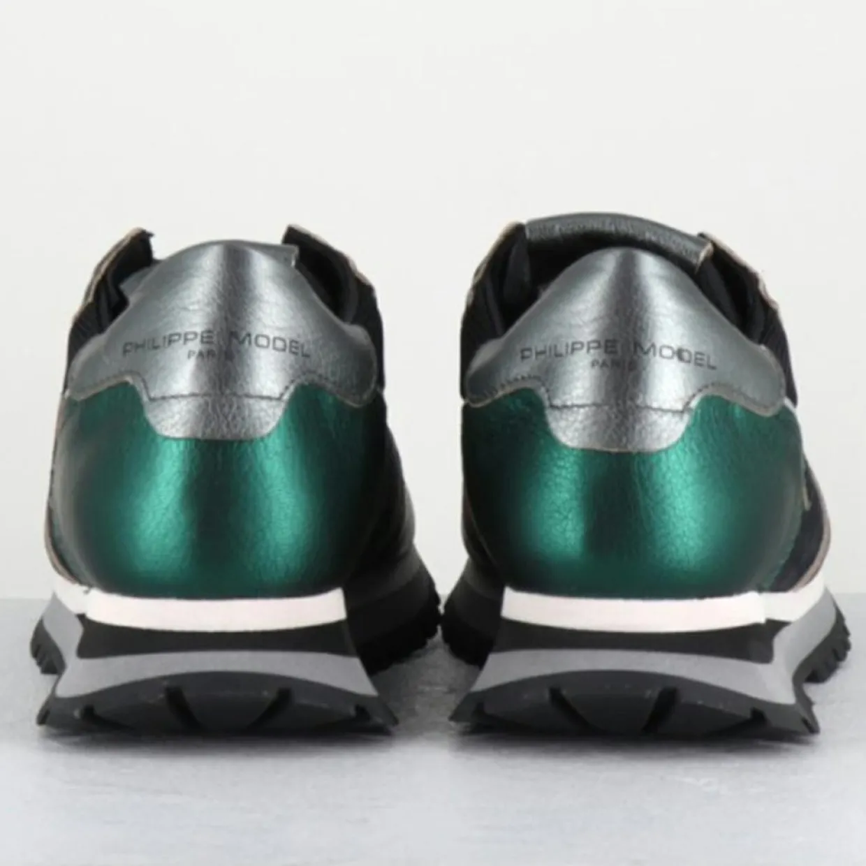 Femme Philippe Model Baskets^Sneakers TRPX low vert/noir