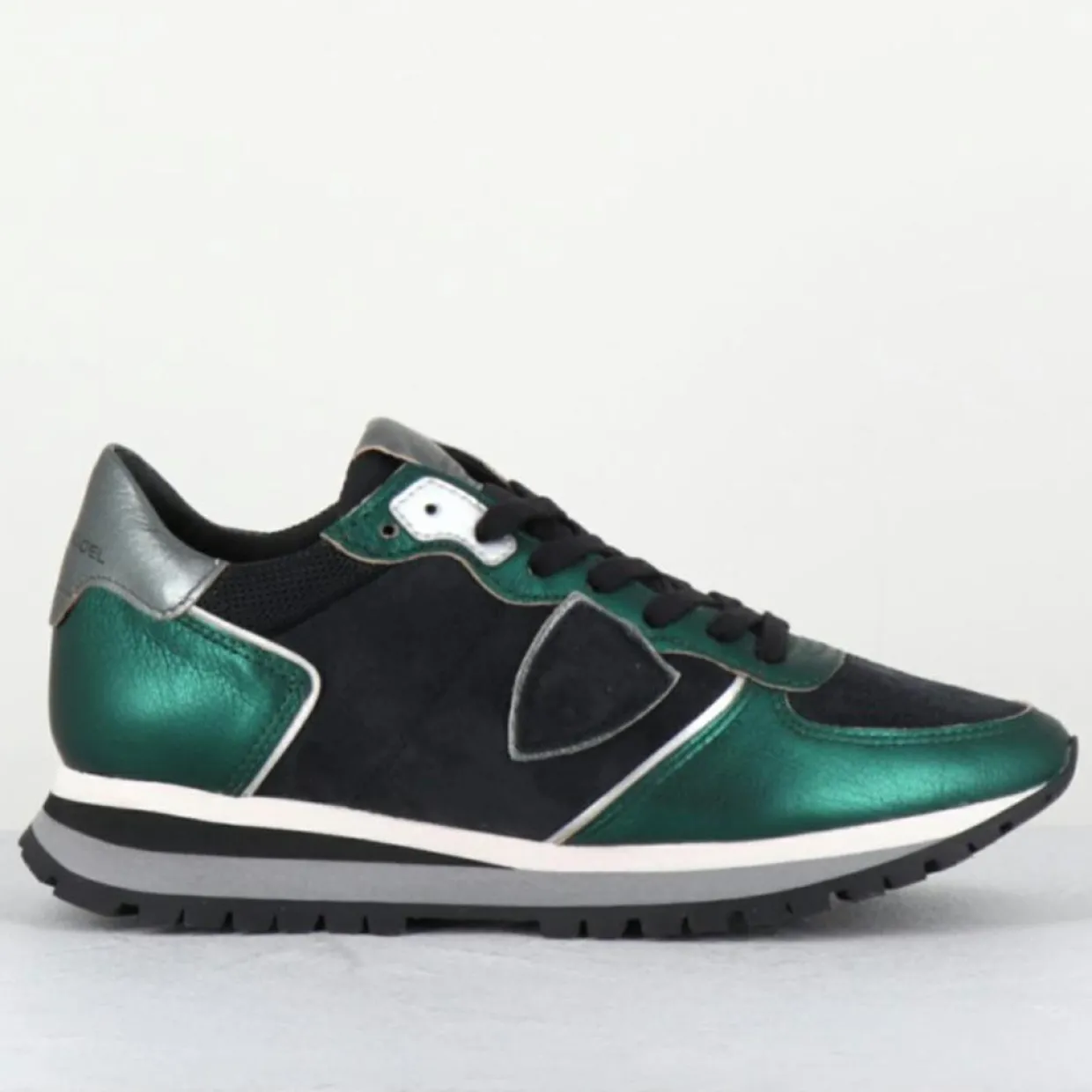 Femme Philippe Model Baskets^Sneakers TRPX low vert/noir