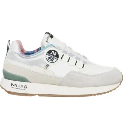 Femme North Sails Baskets^Sneakers Winch blanc/vert