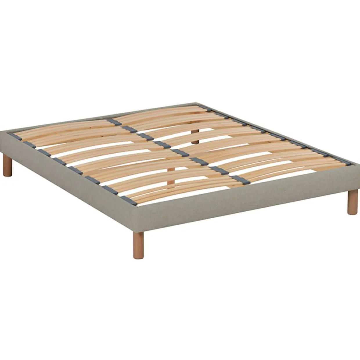 Hypsom Sommiers^Sommier en bois Kit Lino beige - 160x200 cm