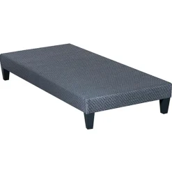 Sommier tapissier à lattes en Kit Délicatesse gris - 90x190 cm-Hypsom Best