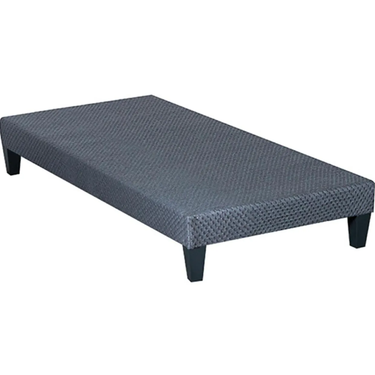 Sommier tapissier à lattes en Kit Délicatesse gris - 90x200 cm-Hypsom Sale