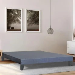 Hypsom Sommiers^Sommier tapissier à lattes en Kit Délicatesse gris - 160x200 cm