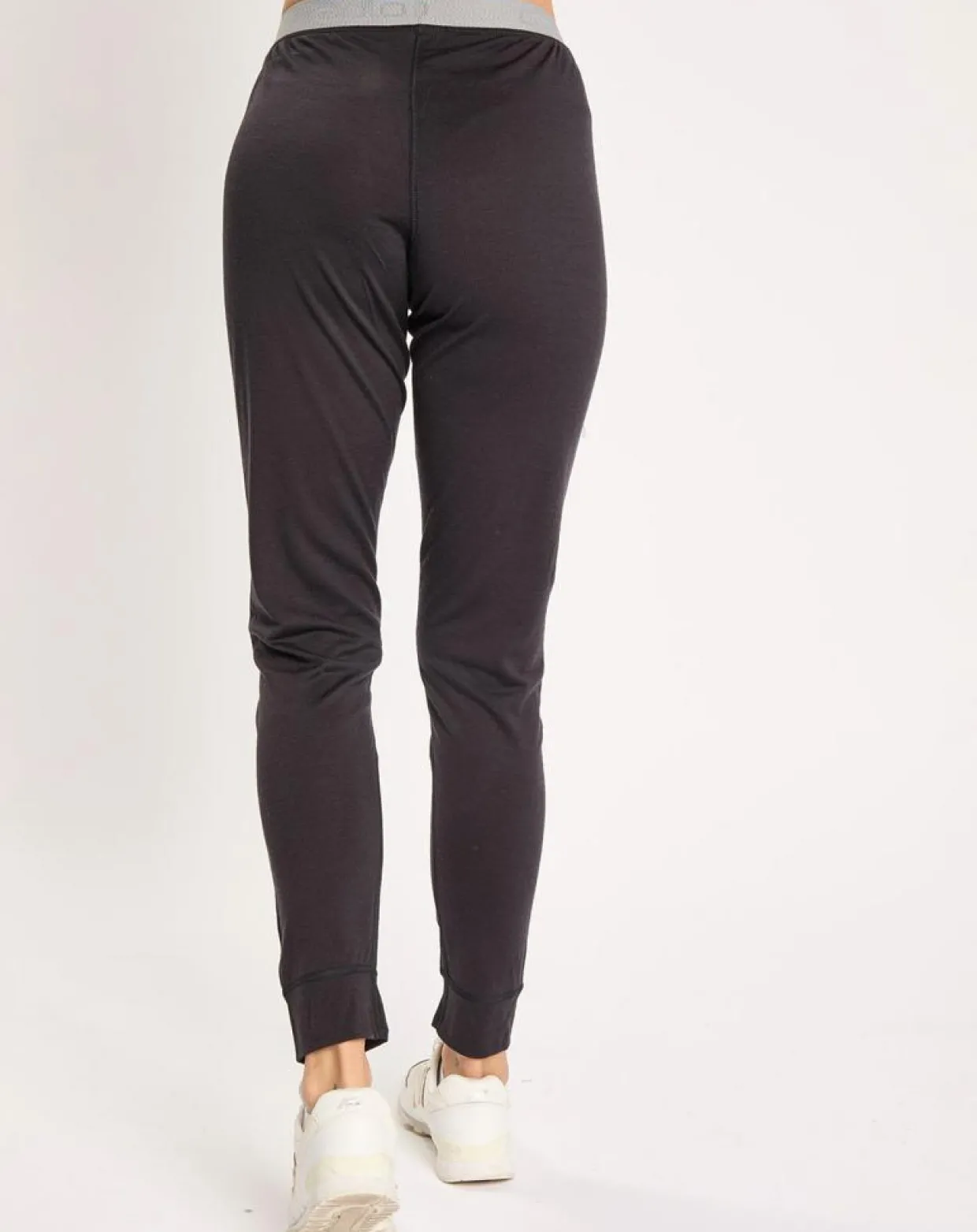 Femme Odlo Pantalons^Sous-pantalon thermique 100% Laine Merino Natural noir