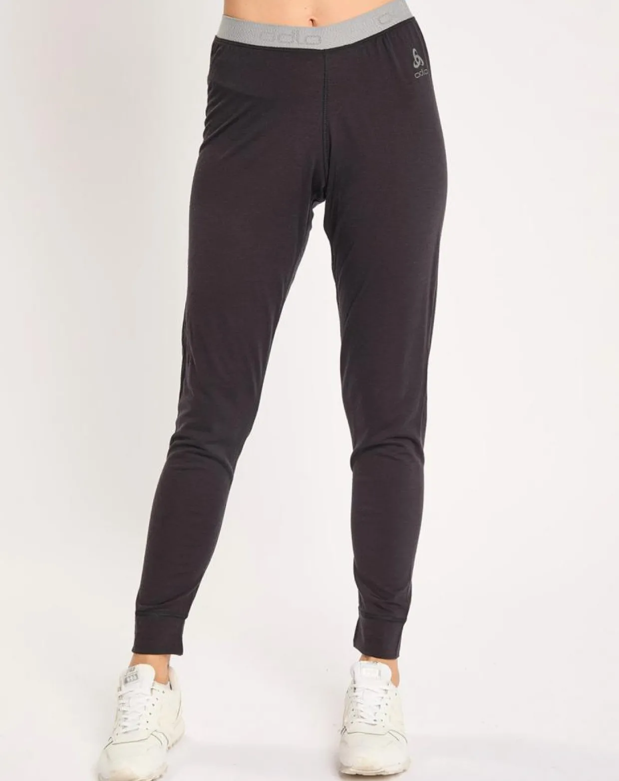 Femme Odlo Pantalons^Sous-pantalon thermique 100% Laine Merino Natural noir