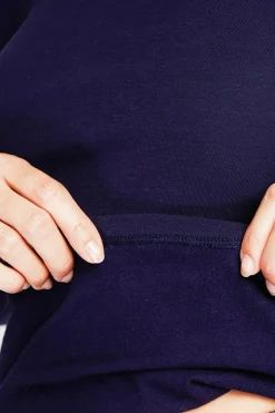 Femme Assuili Pulls^Sous-pull en Soie mélangée bleu nuit